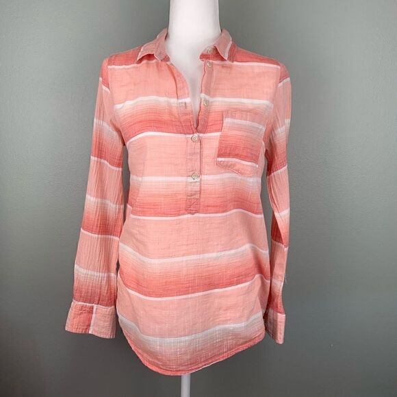 Merlona Pink and White Tunic, Size M - Picture 1 of 8